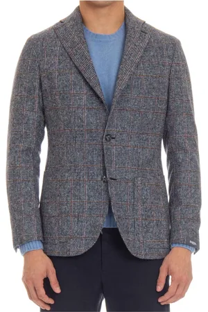 BARBA Homme, Vestes, Multicolore, Taille: L Veste MultiCouleur Trois Boutons Style
