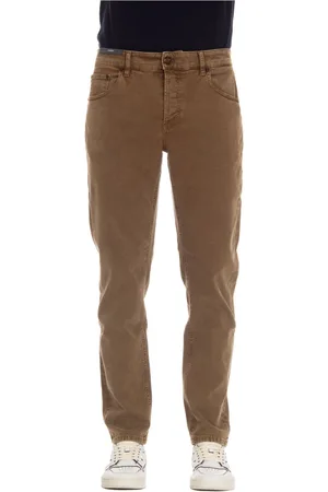 PT Torino Homme, Jeans, Brun, Taille: W34 Jean Tapered Fit Marron