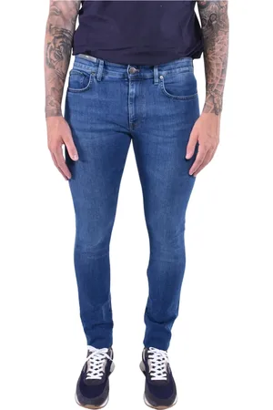 PT Torino Homme, Jeans, Bleu, Taille: W35 Jean en Denim Stretch Doux