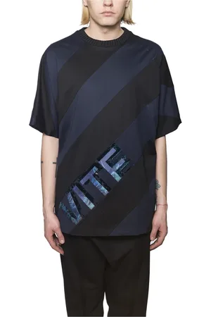 JUUN.J Homme, Tops, Bleu, Taille: L T-Shirt Oversize en Coton