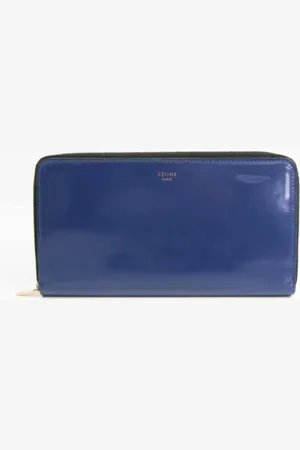 Céline Femme, Pre-owned, Bleu, Taille: ONE Size Pre-owned Cuir petite-maroquinerie