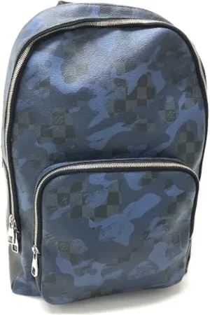 LOUIS VUITTON Homme, Pre-owned, Bleu, Taille: ONE Size Pre-owned Tissu sacs-ports-paule