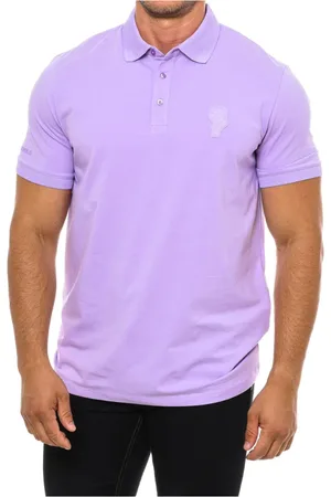 Karl Lagerfeld Homme, Tops, Violet, Taille: S Polo à Manches Courtes