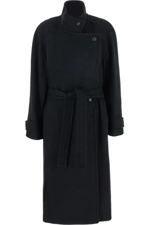 Low Classic Femme, Manteaux, Noir, Taille: 40 FR Manteau en Laine Noir