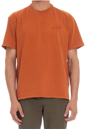 Autry Homme, Tops, Brun, Taille: M T-shirts et Polos en coton