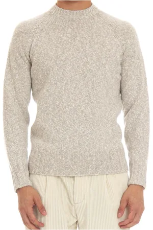 DRUMOHR Homme, Pulls, Gris, Taille: M Pull Raglan Bicolore Gris