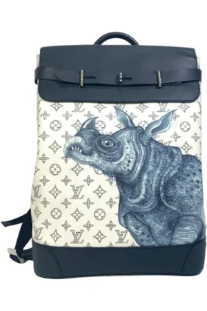 LOUIS VUITTON Homme, Pre-owned, Blanc, Taille: ONE Size Pre-owned Tissu sacs-ports-paule