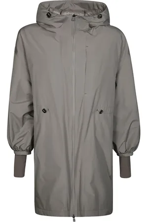 HERNO Femme, Manteaux, Gris, Taille: 40 FR Veste en Gore-Tex avec poignets