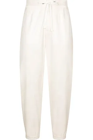 Dolce & Gabbana Homme, Pantalons, Blanc, Taille: L Pantalon Élégant Gv6Ahtfufjra0275