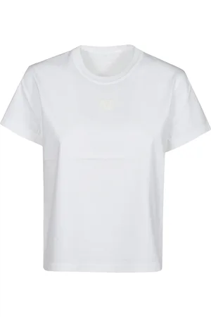 Alexander Wang Femme, Tops, Blanc, Taille: 38 FR T-shirt Essential avec logo