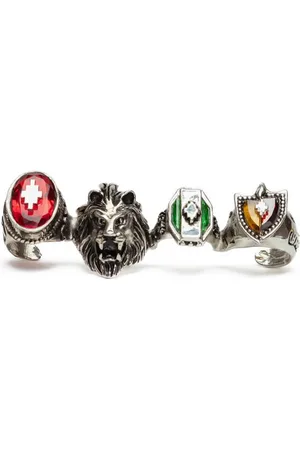 MARCELO BURLON Homme, Accessoires, Multicolore, Taille: ONE Size Bague Métallique au Design Unique
