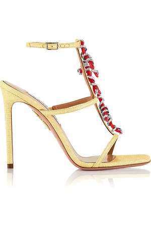 Aquazzura Femme, Chaussures, , Taille: 37 1/2 EU Sandales Élégantes d