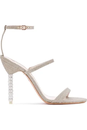 SOPHIA WEBSTER Femme, Chaussures, , Taille: 41 EU Sandales Paillettes Champagne