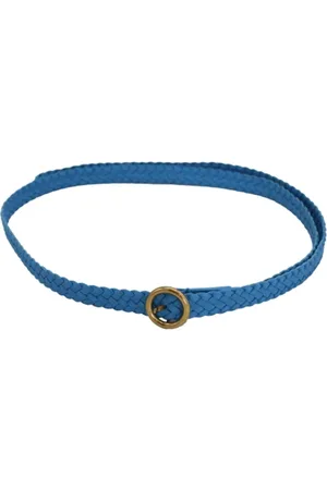Bottega Veneta Femme, Pre-owned, Bleu, Taille: ONE Size Pre-owned Cuir ceintures