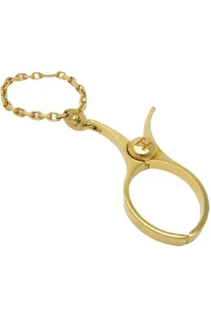 Hermès Homme, Pre-owned, Jaune, Taille: ONE Size Pre-owned Metal porte-cls