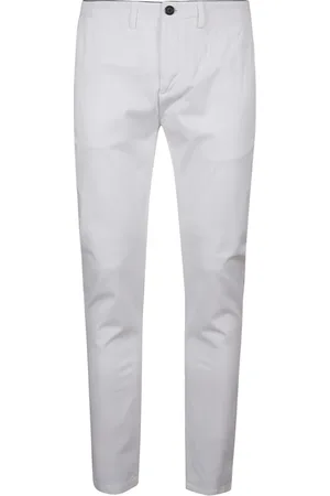 DEPARTMENT FIVE Homme, Pantalons, Blanc, Taille: W32 Chinos modernes Mike en blanc