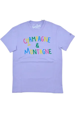MC2 SAINT BARTH Femme, Tops, Violet, Taille: 36 FR T-shirt femme à manches courtes couleurs variées
