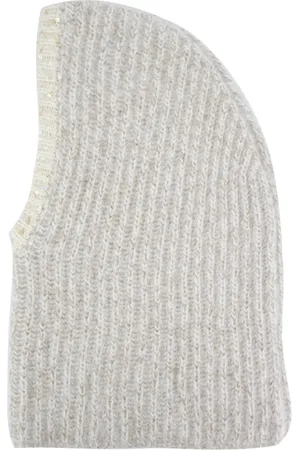 PANICALE Femme, Accessoires, Gris, Taille: ONE Size Balaclava en Fil Doux avec Paillettes Lumineuses