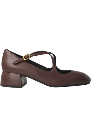 Bruno Premi Femme, Chaussures, Rouge, Taille: 36 EU Talons Croisés en Cuir Bordeaux