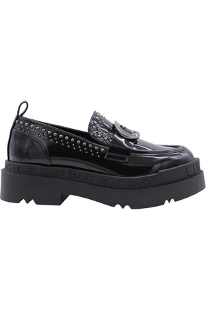 Liu Jo Femme, Chaussures, Noir, Taille: 40 EU Mocassins Classiques pour Femmes