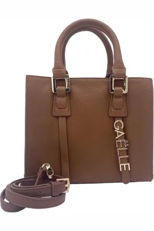 GAËLLE Femme, Sacs, Brun, Taille: ONE Size Sac Structuré avec Bandoulière Amovible