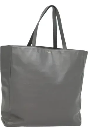 Saint Laurent Femme, Pre-owned, Gris, Taille: ONE Size Pre-owned Cuir sacs-main