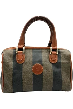 Fendi Femme, Pre-owned, Brun, Taille: ONE Size Pre-owned Toile sacs-de-voyage
