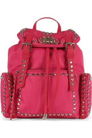 La Carrie Femme, Sacs, Rose, Taille: ONE Size Sac à Dos en Tissu Glamour Ethnique
