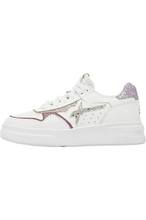 W6YZ Femme, Chaussures, Blanc, Taille: 37 EU Baskets en cuir Xenia /Silver