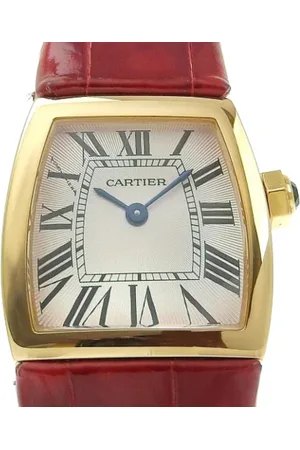 Cartier Femme, Pre-owned, Rouge, Taille: ONE Size Pre-owned Metal montres