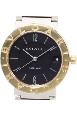 Bvlgari Homme, Pre-owned, Noir, Taille: ONE Size Pre-owned Metal montres