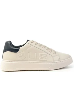 Paciotti Homme, Chaussures, Blanc, Taille: 40 EU Larry Baskets en Cuir Latte
