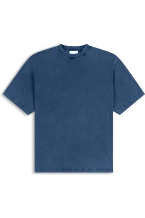 Axel Arigato Homme, Tops, Bleu, Taille: L Typo T-shirt d