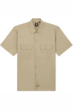 Dickies Homme, Chemises, , Taille: S Chemise de travail kaki pour homme