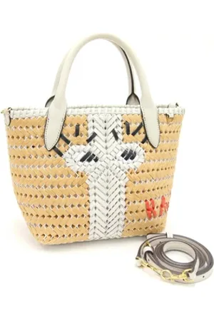 Anya Hindmarch Femme, Pre-owned, , Taille: ONE Size Pre-owned Toile cabas