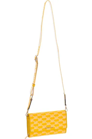 Michael Kors Femme, Sacs, Jaune, Taille: ONE Size Sac à Bandoulière Élégant avec Rabat
