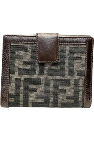 Fendi Unisex, Pre-owned, Brun, Taille: ONE Size Pre-owned Toile petite-maroquinerie