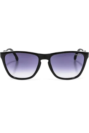 Carrera Homme, Accessoires, Noir, Taille: ONE Size Lunettes de Soleil Carrées en Acétate 8058S