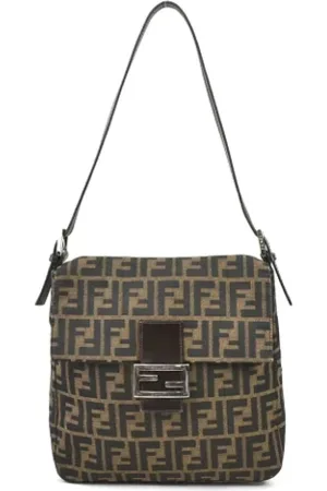 Fendi Femme, Pre-owned, Brun, Taille: ONE Size Pre-owned Toile sacs-fendi