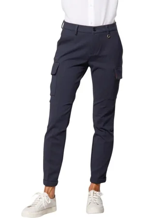 Masons Femme, Pantalons, Bleu, Taille: 34 FR Pantalon Cargo Hiver Chile City