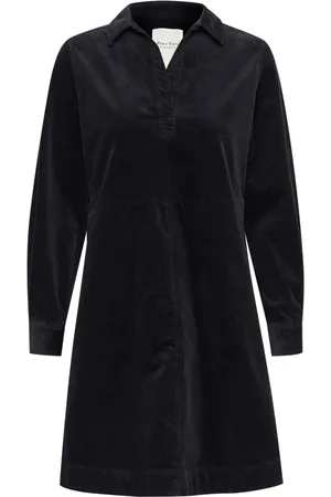 Part Two Femme, Robes, Bleu, Taille: 36 FR Robe bleu marine à manches longues