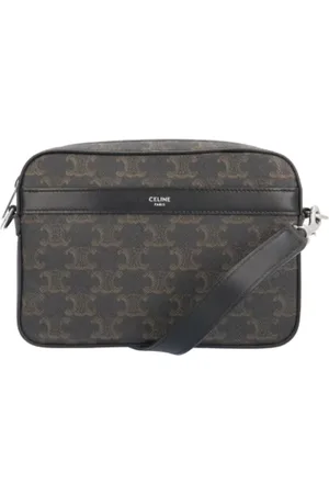 Céline Unisex, Pre-owned, Noir, Taille: ONE Size Pre-owned Toile sacs-celine
