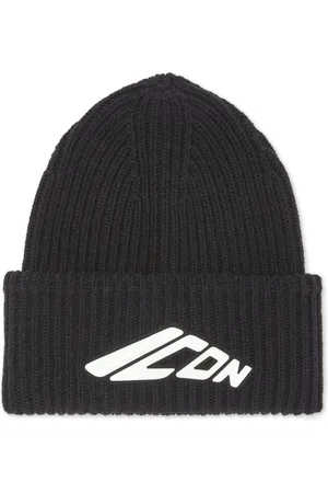 Dsquared2 Homme, Accessoires, Noir, Taille: ONE Size Bonnet en Tricot pour Hommes