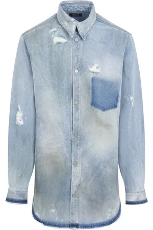 EgonLab Homme, Vestes, Bleu, Taille: S Jean Denim Bleu pour Homme Aw24