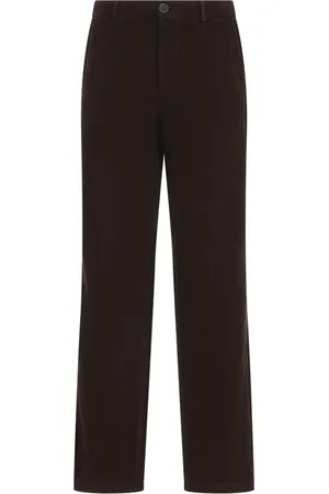 RANRA Homme, Pantalons, Brun, Taille: M Pantalon en Coton Marron Tendance Aw24