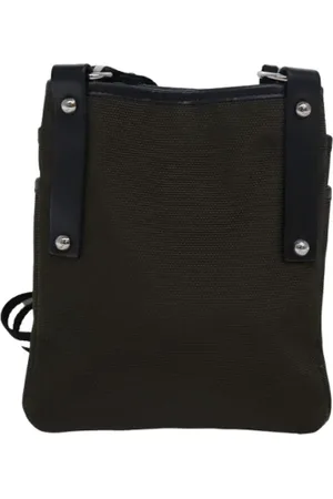 Bally Femme, Pre-owned, Vert, Taille: ONE Size Pre-owned Tissu sacs-ports-paule