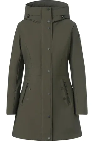 Fusalp Femme, Manteaux, Vert, Taille: 38 FR Parka Jeanne Iconique, Softshell Imperméable