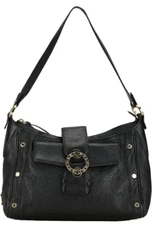 Bvlgari Femme, Pre-owned, Noir, Taille: ONE Size Pre-owned Cuir sacs-ports-paule