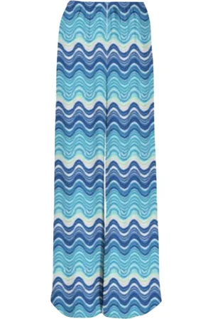 MC2 SAINT BARTH Femme, Pantalons, Multicolore, Taille: 42 FR Pantalon Femme Motif Vagues Coloré