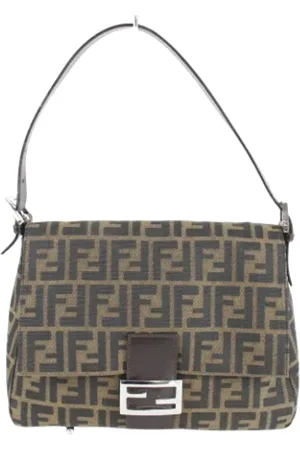 Fendi Femme, Pre-owned, Brun, Taille: ONE Size Pre-owned Toile sacs-fendi